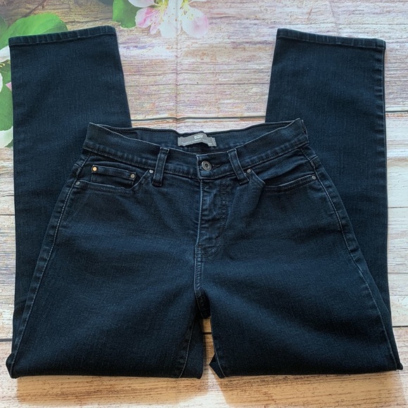 Levi’s Perfectly Slimming 512 Black Skinny Jeans • Sz 6M - Picture 5 of 12